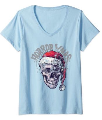 Christmas Horror V-Neck Shirt