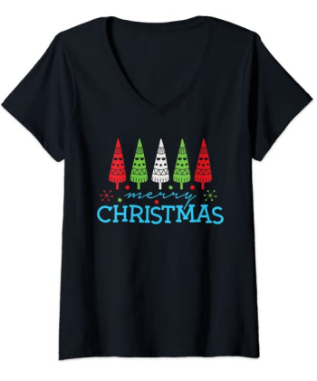 Merry Christmas V-Neck Shirt