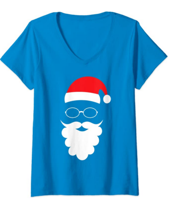 Santa Claus V-Neck Shirt