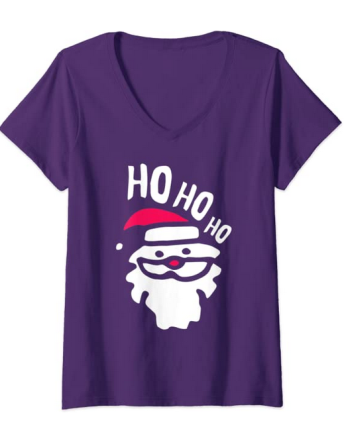 Santa Claus V-Neck Shirt