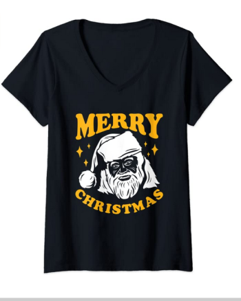 Santa Claus V-Neck Shirt