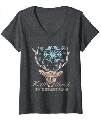 Santa Claus V-Neck Shirt