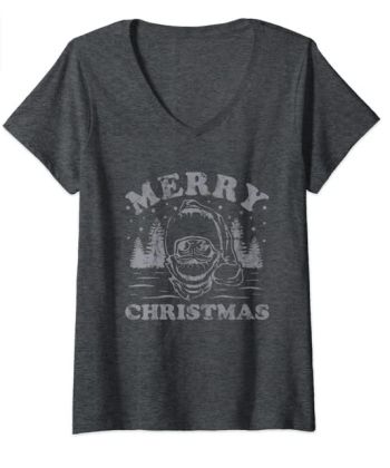 Santa Claus V-Neck Shirt